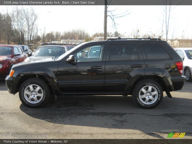 Black / Dark Slate Gray 2008 Jeep Grand Cherokee Laredo 4x4