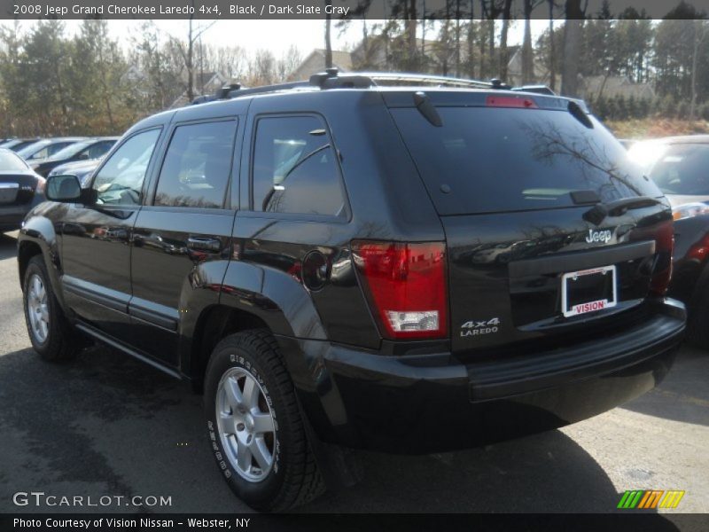 Black / Dark Slate Gray 2008 Jeep Grand Cherokee Laredo 4x4