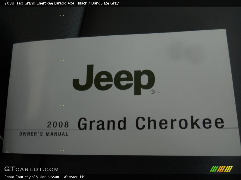 Black / Dark Slate Gray 2008 Jeep Grand Cherokee Laredo 4x4