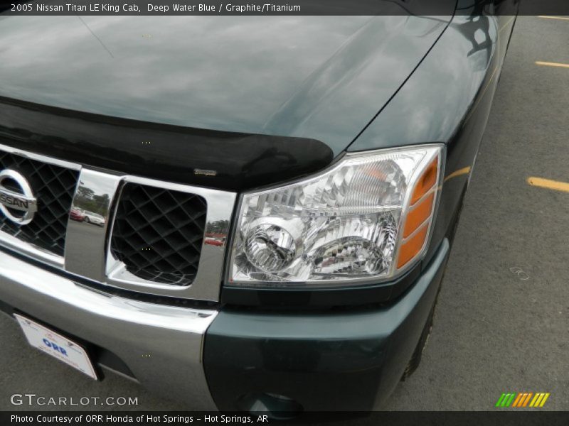 Deep Water Blue / Graphite/Titanium 2005 Nissan Titan LE King Cab