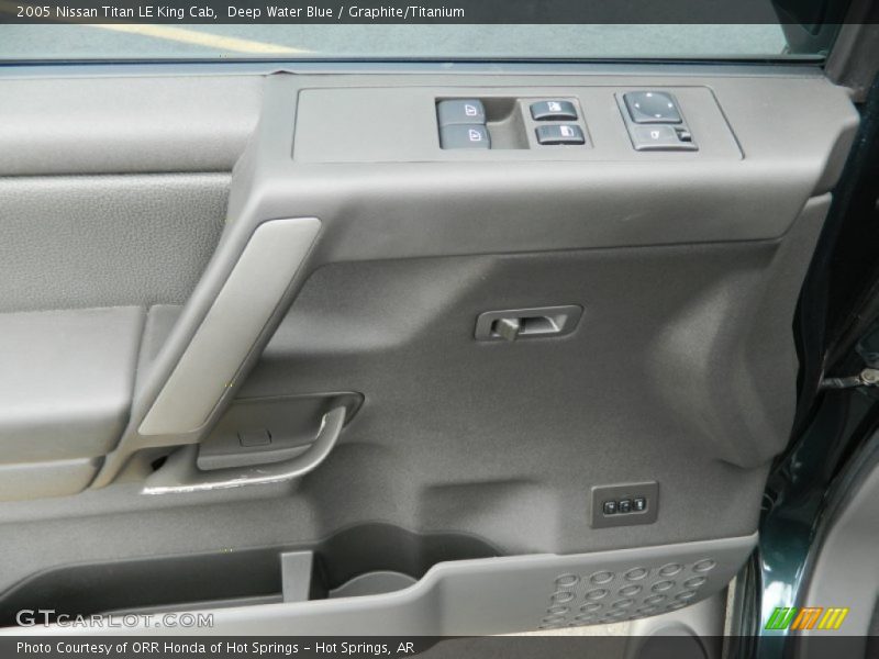 Deep Water Blue / Graphite/Titanium 2005 Nissan Titan LE King Cab