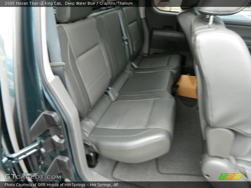 Deep Water Blue / Graphite/Titanium 2005 Nissan Titan LE King Cab