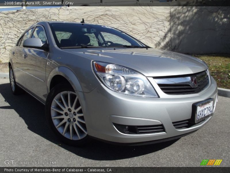 Silver Pearl / Gray 2008 Saturn Aura XR