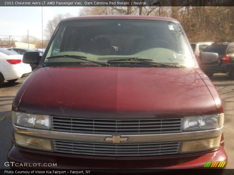 Dark Carmine Red Metallic / Neutral 2001 Chevrolet Astro LT AWD Passenger Van