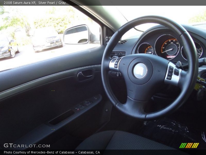 Silver Pearl / Gray 2008 Saturn Aura XR