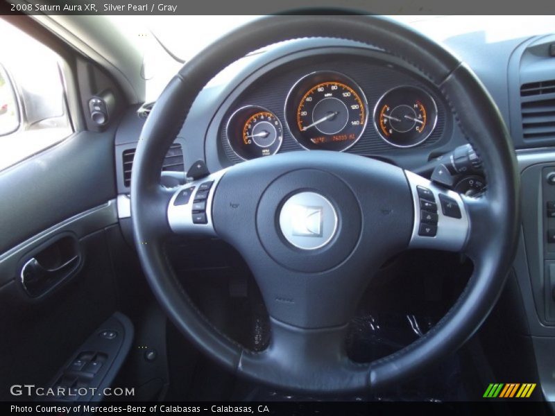 Silver Pearl / Gray 2008 Saturn Aura XR