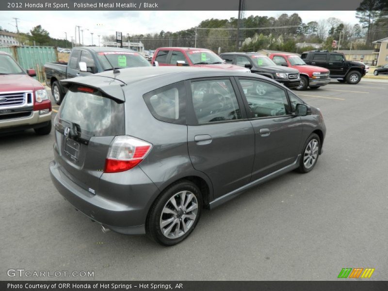 Polished Metal Metallic / Black 2012 Honda Fit Sport