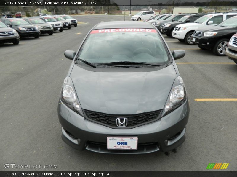Polished Metal Metallic / Black 2012 Honda Fit Sport