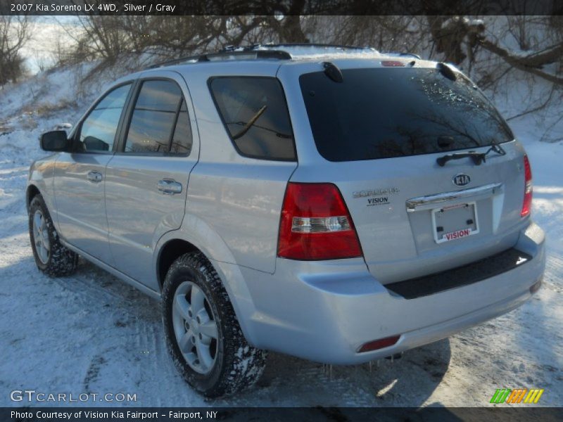 Silver / Gray 2007 Kia Sorento LX 4WD