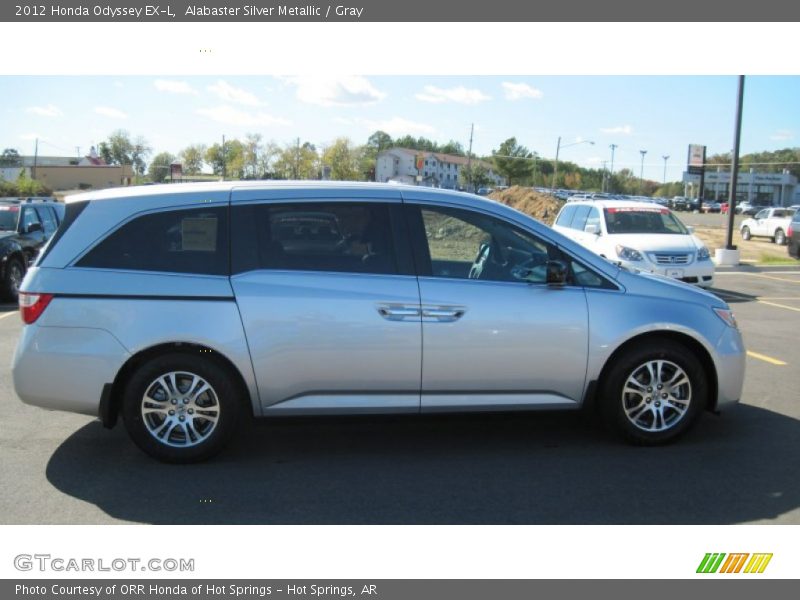 Alabaster Silver Metallic / Gray 2012 Honda Odyssey EX-L
