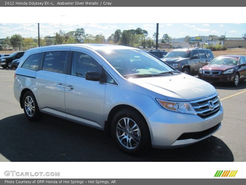 Alabaster Silver Metallic / Gray 2012 Honda Odyssey EX-L