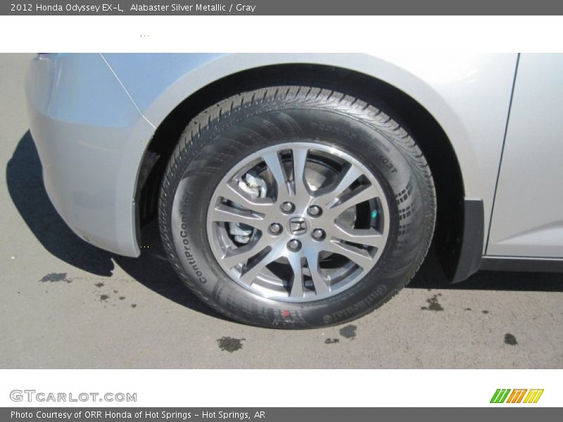 Alabaster Silver Metallic / Gray 2012 Honda Odyssey EX-L