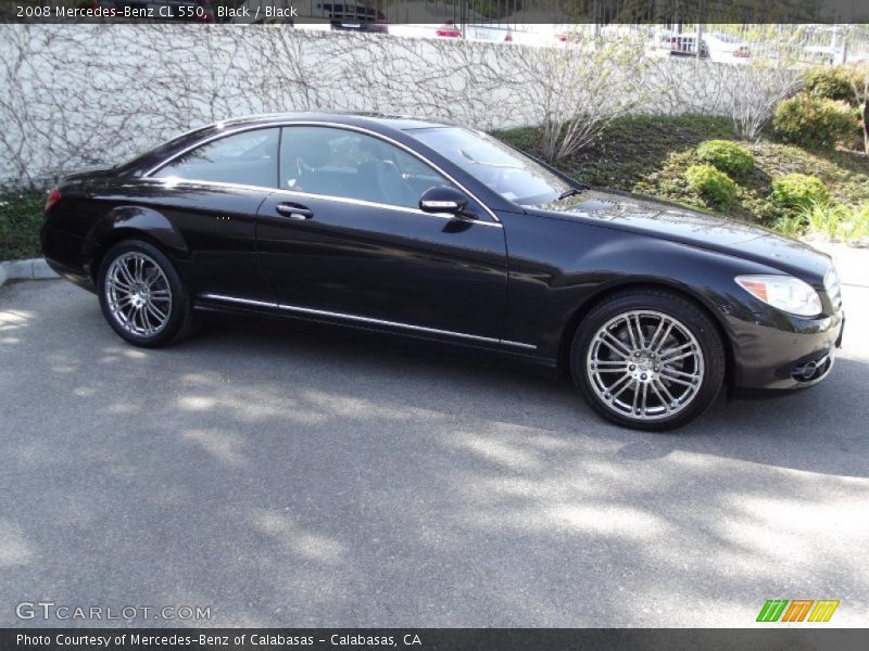 Black / Black 2008 Mercedes-Benz CL 550