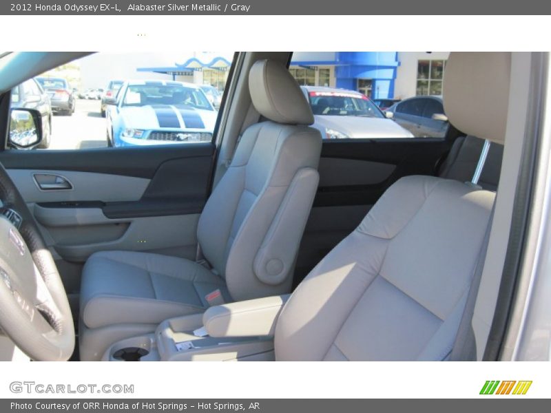 Alabaster Silver Metallic / Gray 2012 Honda Odyssey EX-L