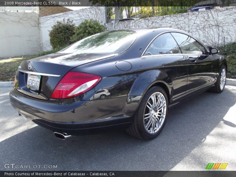 Black / Black 2008 Mercedes-Benz CL 550