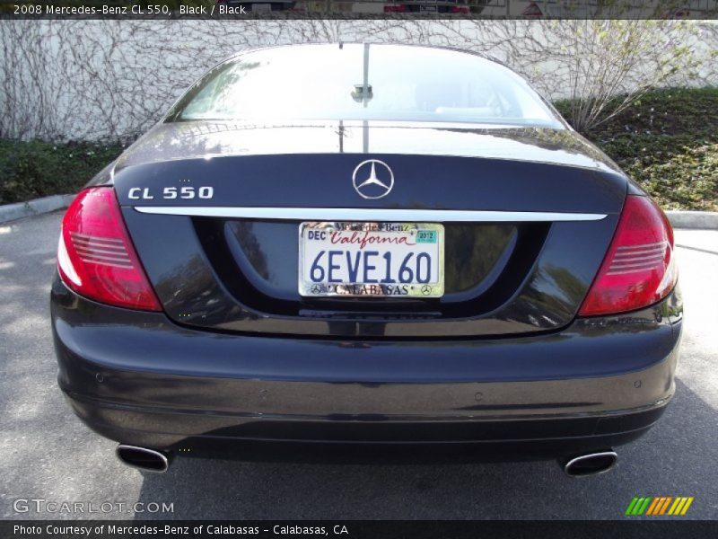 Black / Black 2008 Mercedes-Benz CL 550