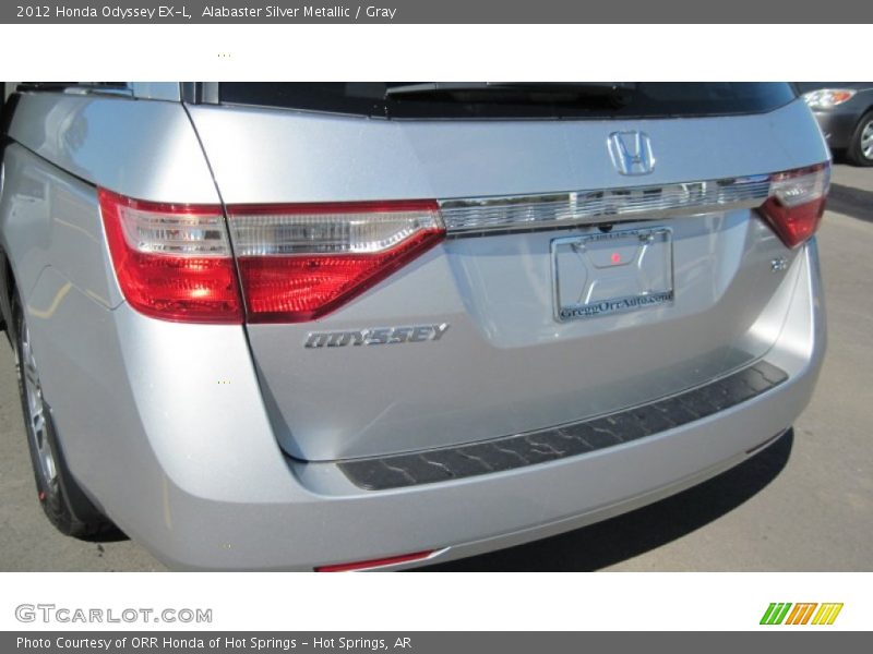 Alabaster Silver Metallic / Gray 2012 Honda Odyssey EX-L