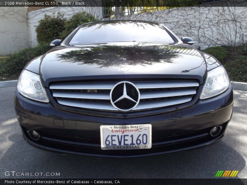 Black / Black 2008 Mercedes-Benz CL 550