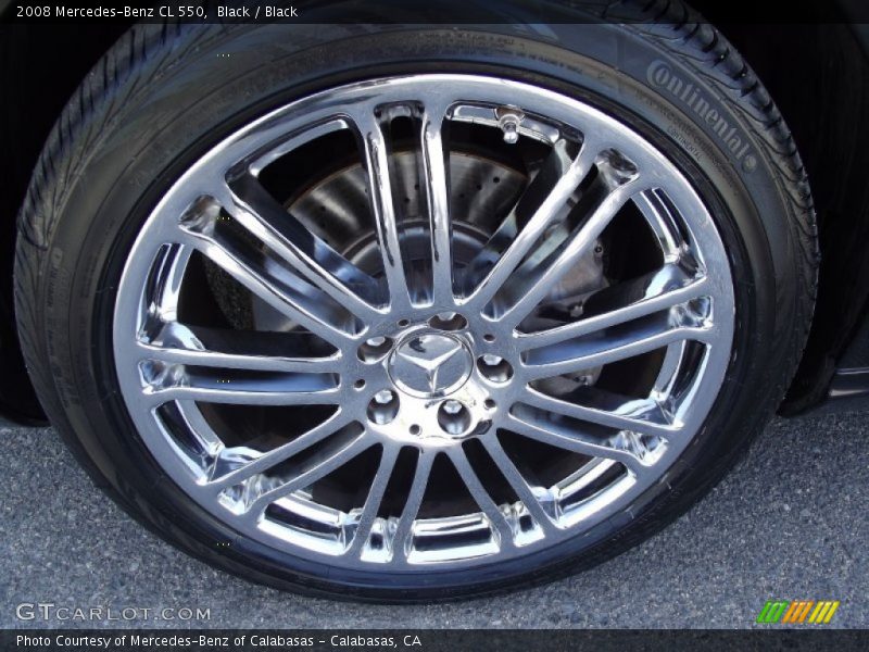 Black / Black 2008 Mercedes-Benz CL 550