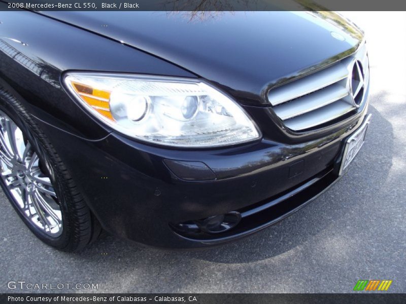 Black / Black 2008 Mercedes-Benz CL 550