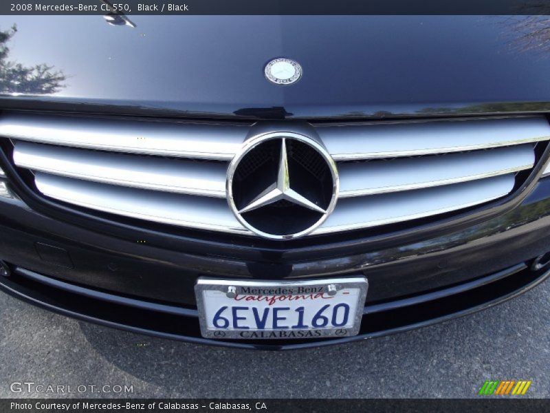 Black / Black 2008 Mercedes-Benz CL 550