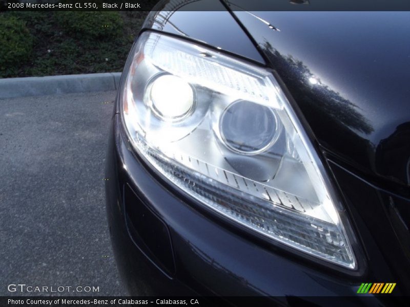 Black / Black 2008 Mercedes-Benz CL 550