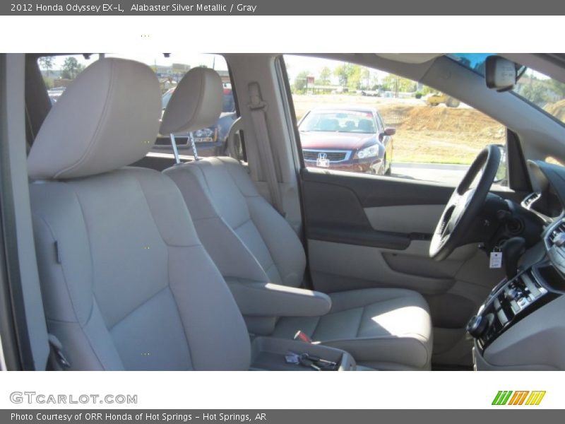 Alabaster Silver Metallic / Gray 2012 Honda Odyssey EX-L