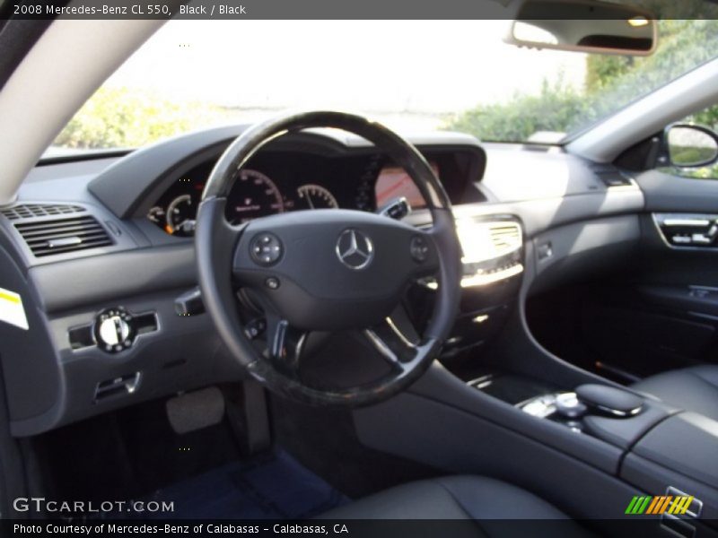 Black / Black 2008 Mercedes-Benz CL 550