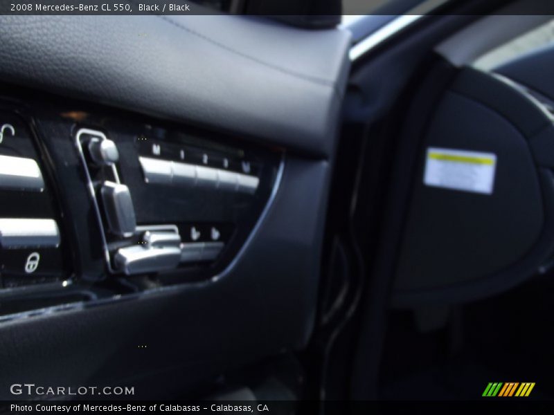 Black / Black 2008 Mercedes-Benz CL 550