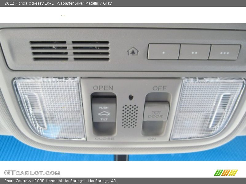 Alabaster Silver Metallic / Gray 2012 Honda Odyssey EX-L