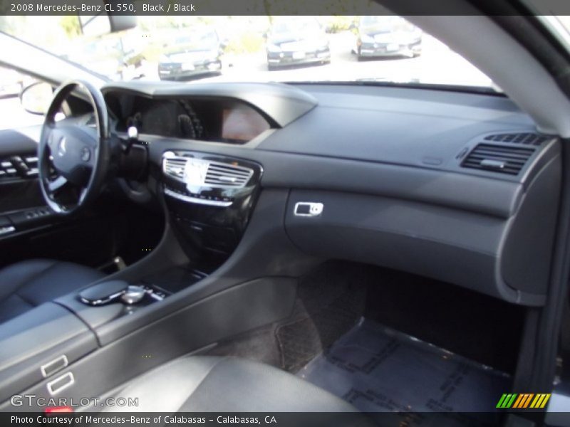 Black / Black 2008 Mercedes-Benz CL 550