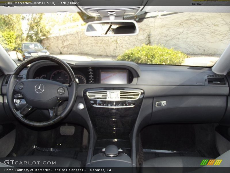 Black / Black 2008 Mercedes-Benz CL 550