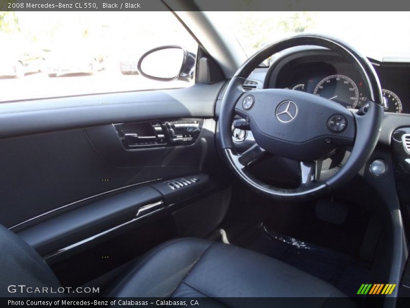 Black / Black 2008 Mercedes-Benz CL 550