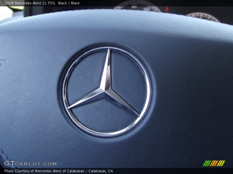 Black / Black 2008 Mercedes-Benz CL 550