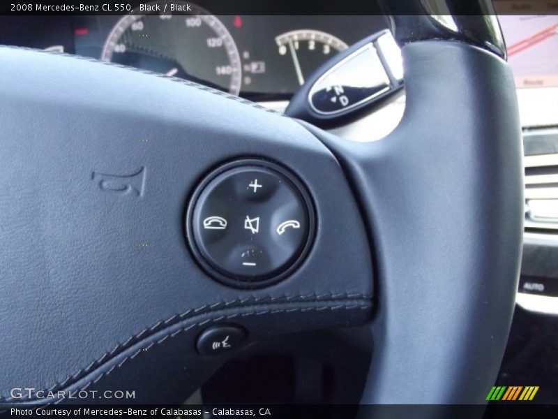 Black / Black 2008 Mercedes-Benz CL 550