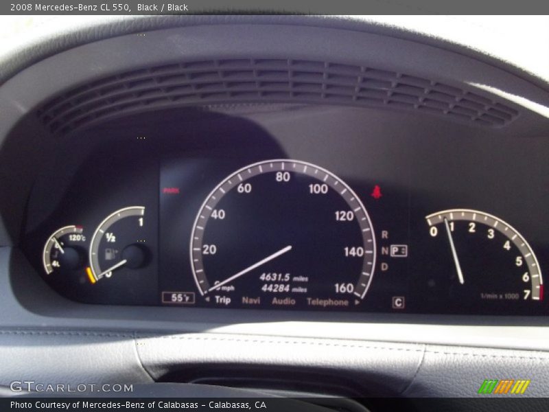 Black / Black 2008 Mercedes-Benz CL 550