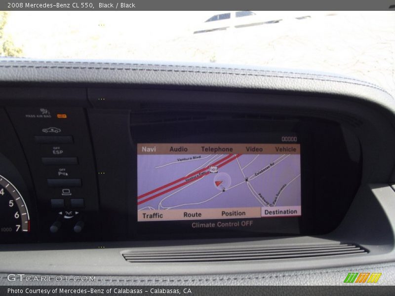 Black / Black 2008 Mercedes-Benz CL 550