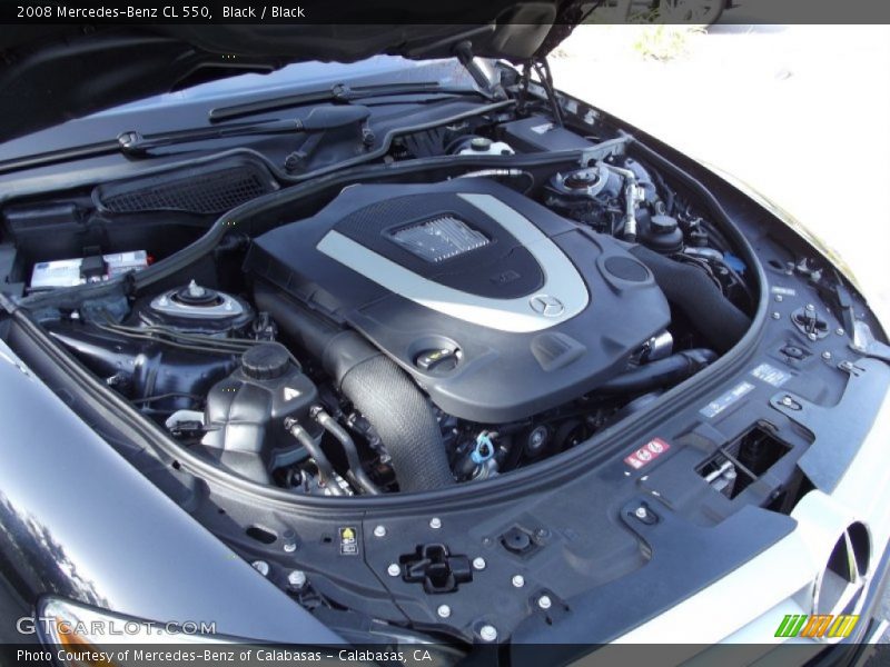 Black / Black 2008 Mercedes-Benz CL 550