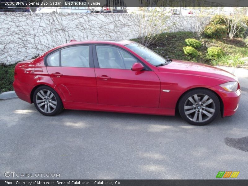 Electric Red / Beige 2006 BMW 3 Series 325i Sedan