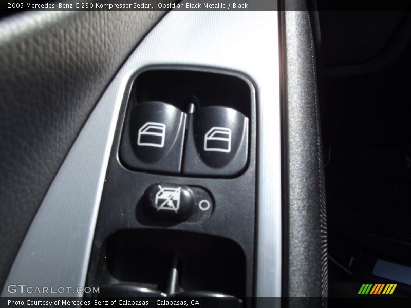 Obsidian Black Metallic / Black 2005 Mercedes-Benz C 230 Kompressor Sedan