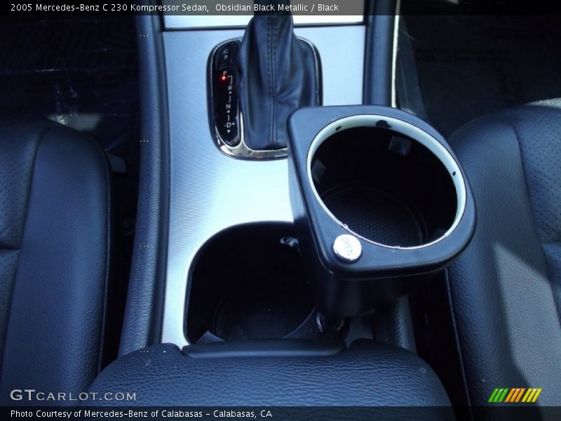 Obsidian Black Metallic / Black 2005 Mercedes-Benz C 230 Kompressor Sedan