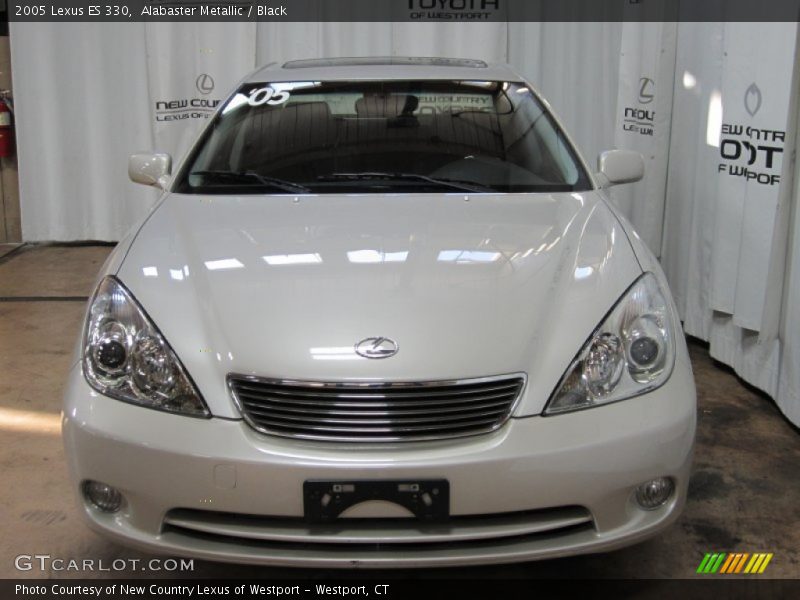 Alabaster Metallic / Black 2005 Lexus ES 330