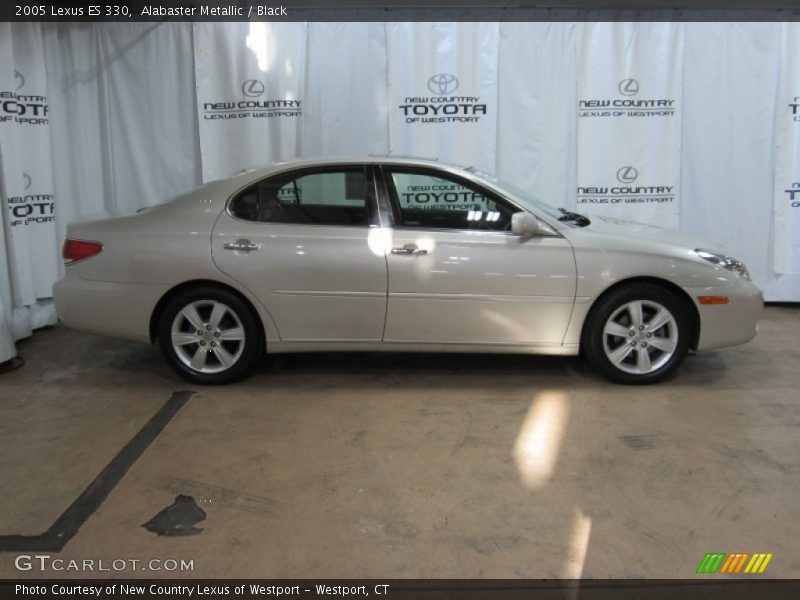 Alabaster Metallic / Black 2005 Lexus ES 330