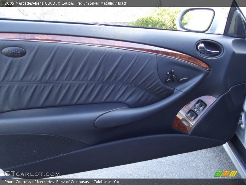 Iridium Silver Metallic / Black 2009 Mercedes-Benz CLK 350 Coupe
