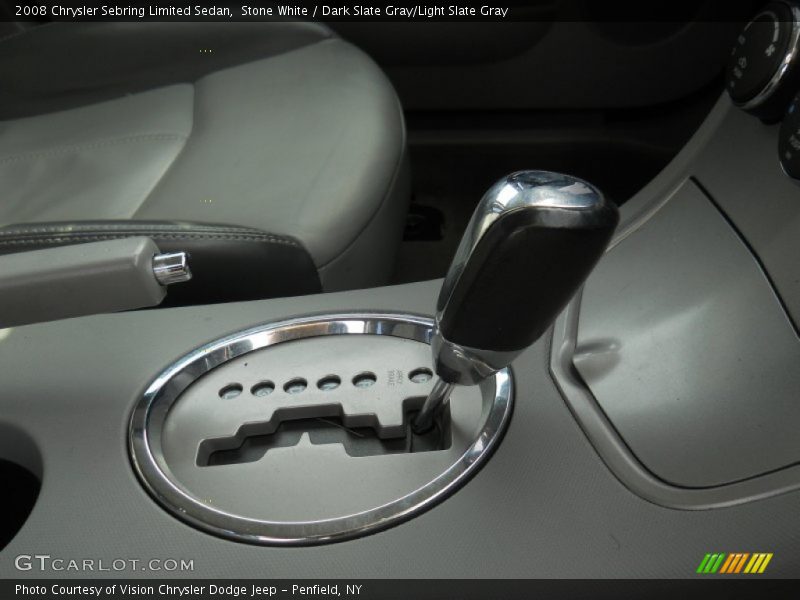 Stone White / Dark Slate Gray/Light Slate Gray 2008 Chrysler Sebring Limited Sedan