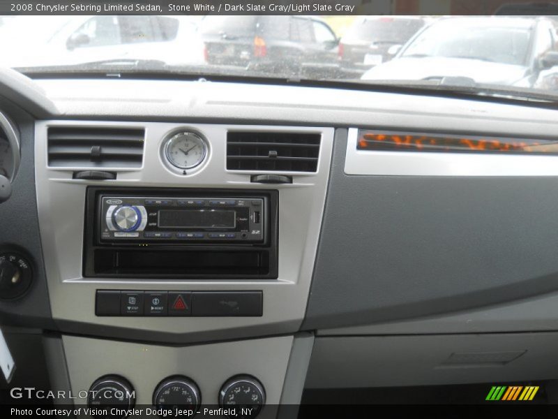 Stone White / Dark Slate Gray/Light Slate Gray 2008 Chrysler Sebring Limited Sedan