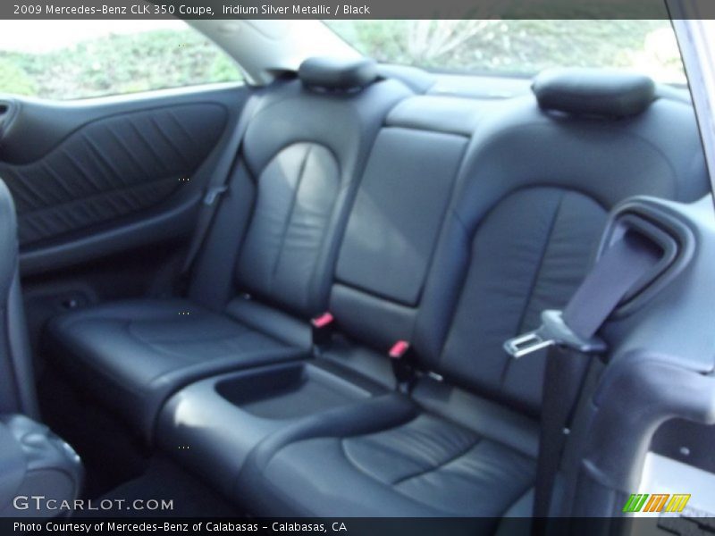 Iridium Silver Metallic / Black 2009 Mercedes-Benz CLK 350 Coupe