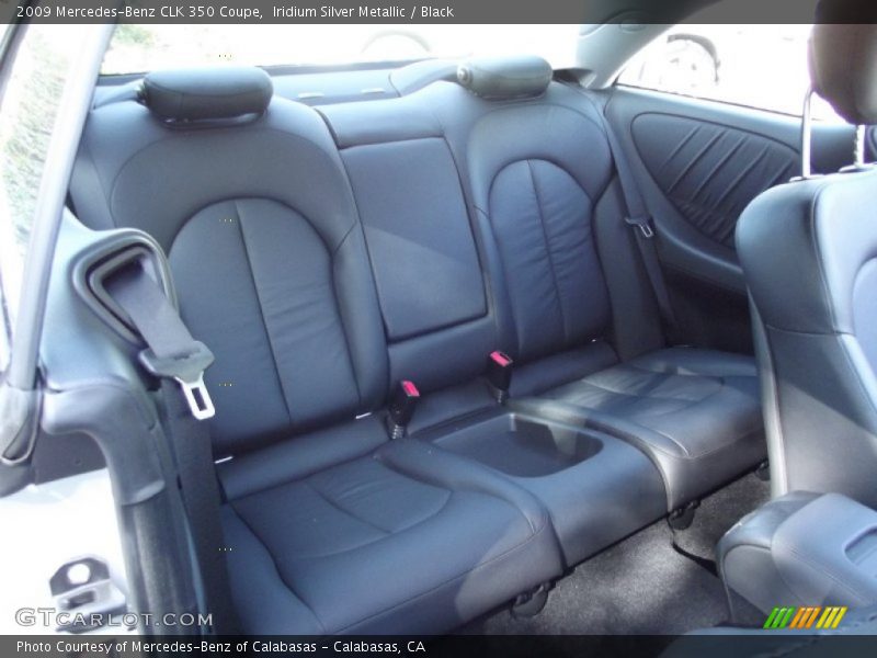 Iridium Silver Metallic / Black 2009 Mercedes-Benz CLK 350 Coupe