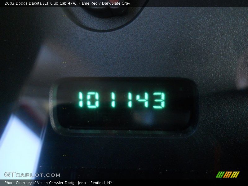 Flame Red / Dark Slate Gray 2003 Dodge Dakota SLT Club Cab 4x4