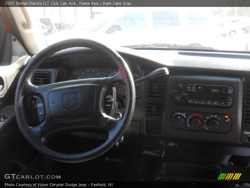 Flame Red / Dark Slate Gray 2003 Dodge Dakota SLT Club Cab 4x4